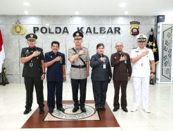 Asrena Danlantamal XII Hadiri Upacara Hari Juang Polri Tahun 2024