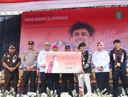 Wadan Lantamal XII Mengikuti Penyambutan Atlet Panjat Tebing Veddriq Leonardo Peraih Medali Emas Olimpiade Paris 2024