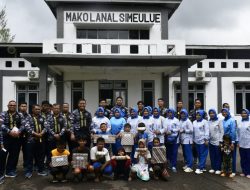 LANAL SIMEULUE MEMERIAHKAN HUT RI KE-79 DENGAN MENGADAKAN BERBAGAI LOMBA UNIK