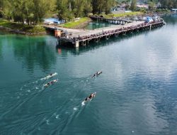 DANLANAL SIMEULUE LAKSANAKAN LOMBA PERAHU TRADISIONAL DAN TARIK TAMBANG PERAHU NAGA SE KABAPUTEN SIMEULUE DALAM RANGKA MEMERIAHKAN HUT RI KE-79