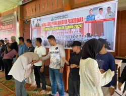 DANLANAL SIMEULUE LAKSANAKAN LEPAS PISAH ANGGOTA PASKIBRAKA TINGKAT KABUPATEN SIMEULUE TAHUN 2024