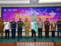Aspers Danlantamal XII Hadiri Pelepasan Kontingen Prov. Kalbar Dalam Ajang PON ke XXI di Aceh – Sumatera Utara
