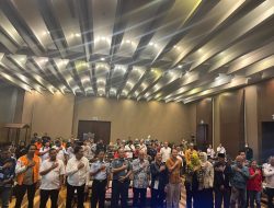 DANLANTAMAL I HADIRI RAPAT KOORDINASI PERSIAPAN AKHIR PENDAFTARAN CALON KEPALA DAERAH SERENTAK PROVINSI SUMUT TAHUN 2024