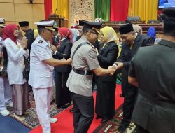 DANLANAL BINTAN BERSAMA FORKOPIMDA BINTAN HADIR DALAM PENGUCAPAN SUMPAH/JANJI ANGGOTA DPRD MASA JABATAN 2024-2029