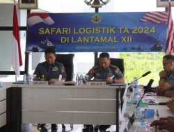 Tingkatkan Profesionalisme, Kadislaikmatal Safari Logistik di Lantamal XII