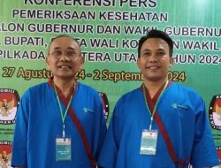 Pasangan Calon Simalungun, Anton Saragih dan Benny Gusman Sinaga Jalani Pemeriksaan Kesehatan di RSUP Adam Malik