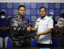 TIM GABUNGAN F1QR LANAL DUMAI DAN SATGAS LANTAMAL I GAGALKAN PEMBERANGKATAN PMI NON PROSEDURAL DI MEDANG KAMPAI DUMAI