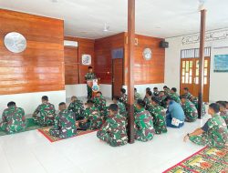 JELANG HUT KE-79 TNI ANGKATAN LAUT, LANAL SIMEULUE PANJATKAN DOA BERSAMA DENGAN KHIDMAT