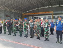 DANLANAL BINTAN HADIRI APEL GELAR PASUKAN DALAM RANGKA KUNJUNGAN KERJA WAKIL PRESIDEN RI DI TANJUNG PINANG