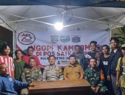 Ngopi Kamtibmas Sambil Ngopi Bahas Kamtibmas Di Poskamling RW 14 Kelurahan Kebon Melati