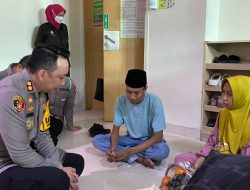Kapolres Tangsel, Jenguk Anak Korban Laka Lantas, Perkara Naik Ke Tahap Penyidikan
