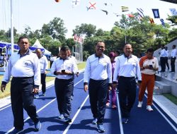 OLAHRAGA BERSAMA KASAL, MEMPERKUAT IKATAN BATIN DAN TALI SILATURAHMI ANTAR PRAJURIT