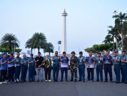 KASUM TNI CEK KESIAPAN RANGKAIAN ACARA HUT KE-79 TNI TAHUN 2024 DI MONAS