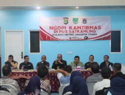 Ngopi Kamtibmas di Koja, Kapolres Jakut Imbau Warga Jaga Keharmonisan