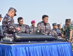 PANGLIMA KOLINLAMIL DAMPINGI KASAL CEK KESIAPAN RANGKAIAN ACARA HUT KE-79 TNI TAHUN 2024 DI MONAS