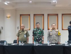 Polres Metro Depok Hadiri Rapat Koordinasi Persiapan Pengundian Nomor Urut dan Deklarasi Kampanye Damai