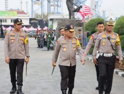 Kapolres Pelabuhan Tanjung Priok Pimpin Pengamanan Kunjungan Kerja Presiden dan Wakil Presiden