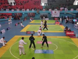 ATLET PENCAK SILAT PSHT BINAAN SATLINLAMIL 3 TAMPIL SPEKTAKULER PADA TURNAMEN HASANUDDIN CHAMPIONSHIP I TINGKAT NASIONAL DENGAN MEMBOYONG 11 MEDALI