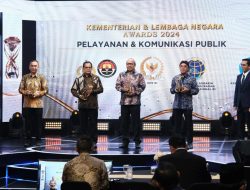 Berhasil Menciptakan Ekosistem Komunikasi, Kementerian ATR/BPN Terima Penghargaan Pelayanan dan Komunikasi Publik dari iNews TV