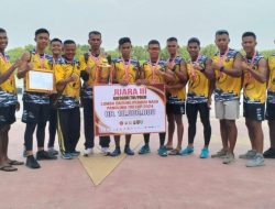 MEMBANGGAKAN, PRAJURIT KOLINLAMIL MENJADI JUARA III PADA AJANG LOMBA DAYUNG PERAHU NAGA PIALA PANGLIMA TNI TAHUN 2024