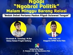 Relawan Lentera Kasih Prabowo Gibran Sulawesi Tengah Gelar Ngobrol Politik