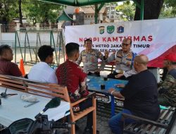 Ngopi Kamtibmas, Polsek Cipayung Ajak Warga Jaga Kondusifitas Jelang Pilkada