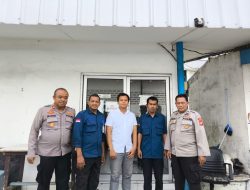 Jelang pergeseran logistik KPU, sejumlah personil Polri amankan Gudang Logistik