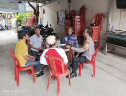 Cooling System Bhabinkamtibmas Kampung Rawa Bersama Ketua RT dan LMK Ciptakan Pilkada Aman