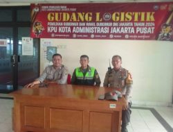 Pengecekan Pengamanan Gudang Logistik Pilkada Kecamatan Cempaka Putih