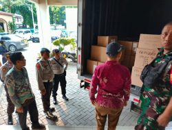 Polsek Duren Sawit amankan pendistribusian Logistik KPU tahap III dari KPU Jakarta Timur