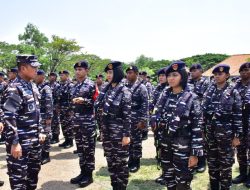 MANUVER LAPANGAN SEMAKIN DEKAT, PANGKOLINLAMIL LAKSANAKAN APEL GELAR PASUKAN
