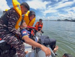 UJI DAN TINGKATKAN KESIAPSIAGAAN PRAJURIT, SATLINLAMIL 3 GELAR LATIHAN SAR LAUT