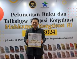 Prof. I Dewa Gede Palguna, SH, M.Hum Hadiri peluncuran buku dan talkshow literasi konstitusi