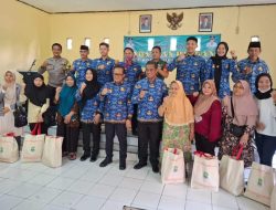 Bhabinkamtibmas Hadiri Kunjungan PJ Walikota Bekasi untuk Penyaluran Cadangan Pangan