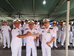 DANSATLINLAMIL 3 PIMPIN SERTIJAB KOMANDAN KRI TELUK AMBOINA-503