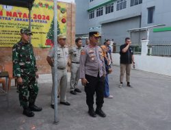 Kunjungan Forkopimko Jakarta Utara dalam Rangka Monitoring Peribadatan Misa Malam Natal di Gereja GPIB Jemaat Petra