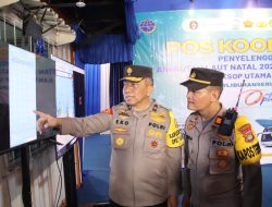 Kapolres dan Ketua Tim Supervisi Ops Lilin Mabes Polri, Cek Pos Pelayanan Operasi Lilin Jaya 2024