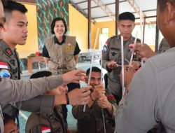 Satgas Bantuan Ops Damai Cartenz-2025 Berikan Dukungan Psikologis bagi Personel di Timika