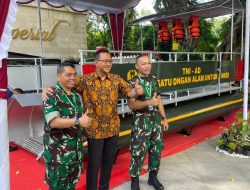 TNI AD Pamerkan Inovasi Ponton Penyapu Sampah di Bali Ocean Days