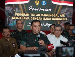 TNI AD dan Bank Indonesia Bersinergi Bangun Sumber Air Bersih untuk Masyarakat