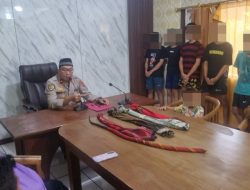 Polsek Ciputat Timur Berikan Pembinaan kepada Enam Pemuda Pelaku Perang Sarung