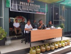 Aparat Kodim 0811/Tuban Gagalkan Penyeludupan LPG