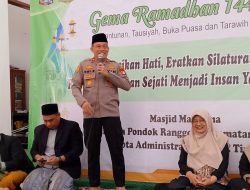 Polsek Cipayung Bersama Muspika dan Jama’ah Masjid Mahatma Gelar Buka Puasa, Santunan Anak Yatim, dan Tarawih Keliling