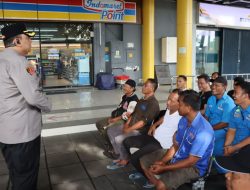 Polres Pelabuhan Tanjung Priok Gelar Sosialisasi, Tips Mudik Aman, Keluarga Nyaman, Hotline Mudik 110 & Pemberantasan Preman Kedok Ormas