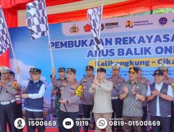 Polri Berlakukan One Way Nasional KM 414-70 Tol Trans Jawa, Kapolri Imbau Pemudik Utamakan Keselamatan saat Berkendara
