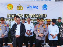 Kapolri-Mentan Tinjau Gudang Bulog Tanete, Cek Kesiapan Tampung dan Jaga Kualitas Pangan