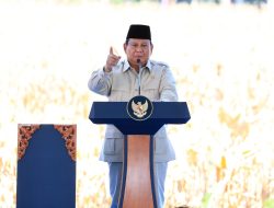 Presiden Prabowo Bahagia Bisa Panen Raya Jagung Bersama Polri