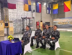 KRI BANJARMASIN 592 GELAR PRESAIL BRIEFING DALAM RANGKA DUKUNGAN PELAYARAN