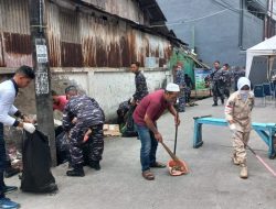 JELANG HUT KE-64 KOLINLAMIL, SATLINLAMIL 3 GELAR BAKTI SOSIAL DAN BAKTI KESEHATAN BERSAMA MASYARAKAT