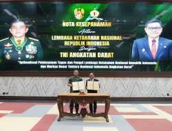 Perkuat Ketahanan Nasional, TNI AD dan Lemhannas Teken Nota Kesepahaman